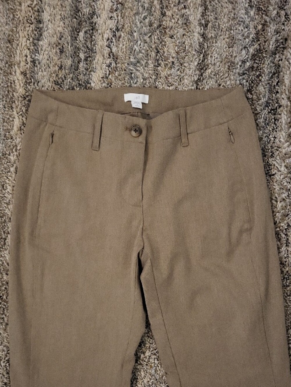 J. Jill Tan Boot-Cut Pants - Picture 2 of 10